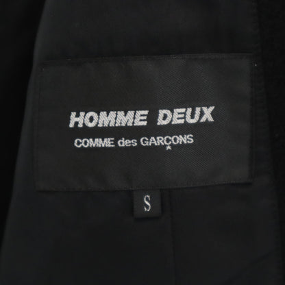 COMME des GARCONS HOMME DEUX Wool Cashmere Coat Black Size S