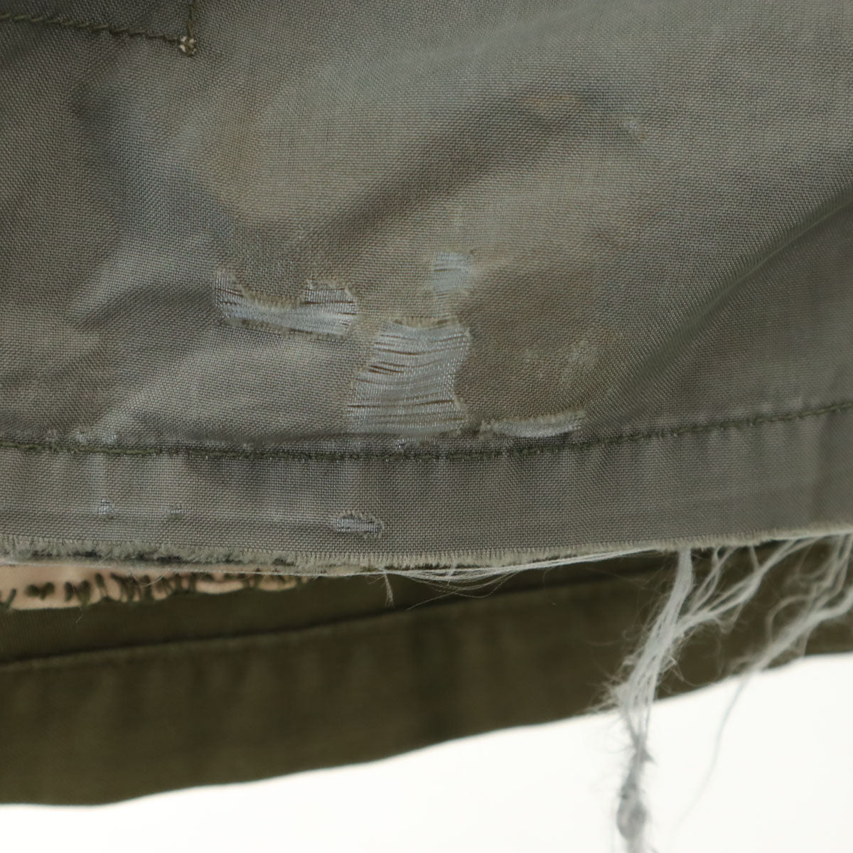 US ARMY 60s Vintage M-65 Military Jacket Khaki