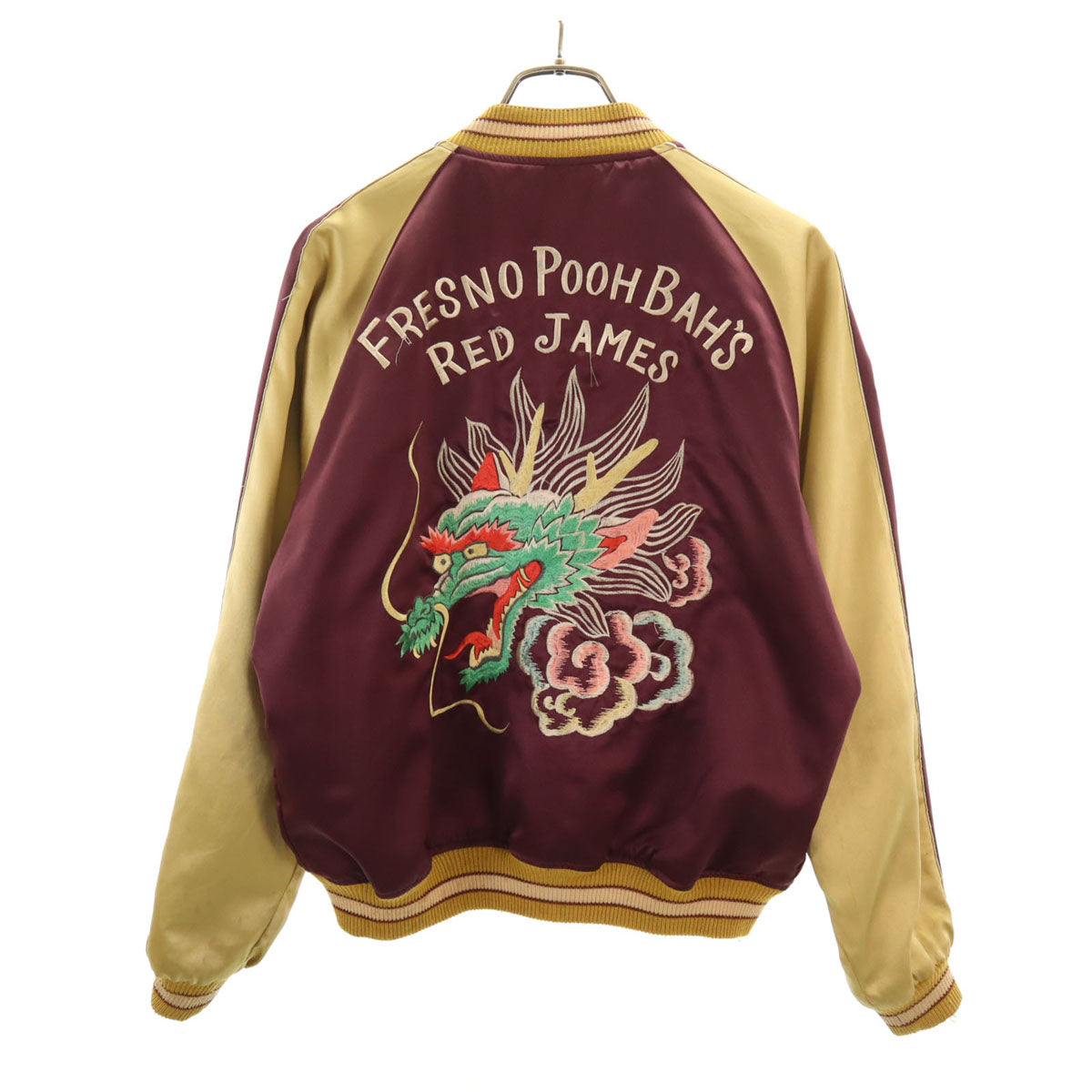 USS Reversible Dragon Embroidery Red Size M