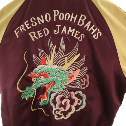 USS Reversible Dragon Embroidery Red Size M