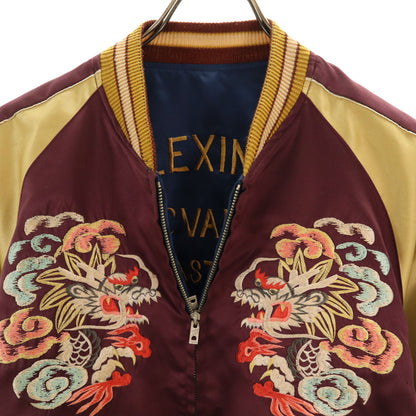 USS Reversible Dragon Embroidery Red Size M
