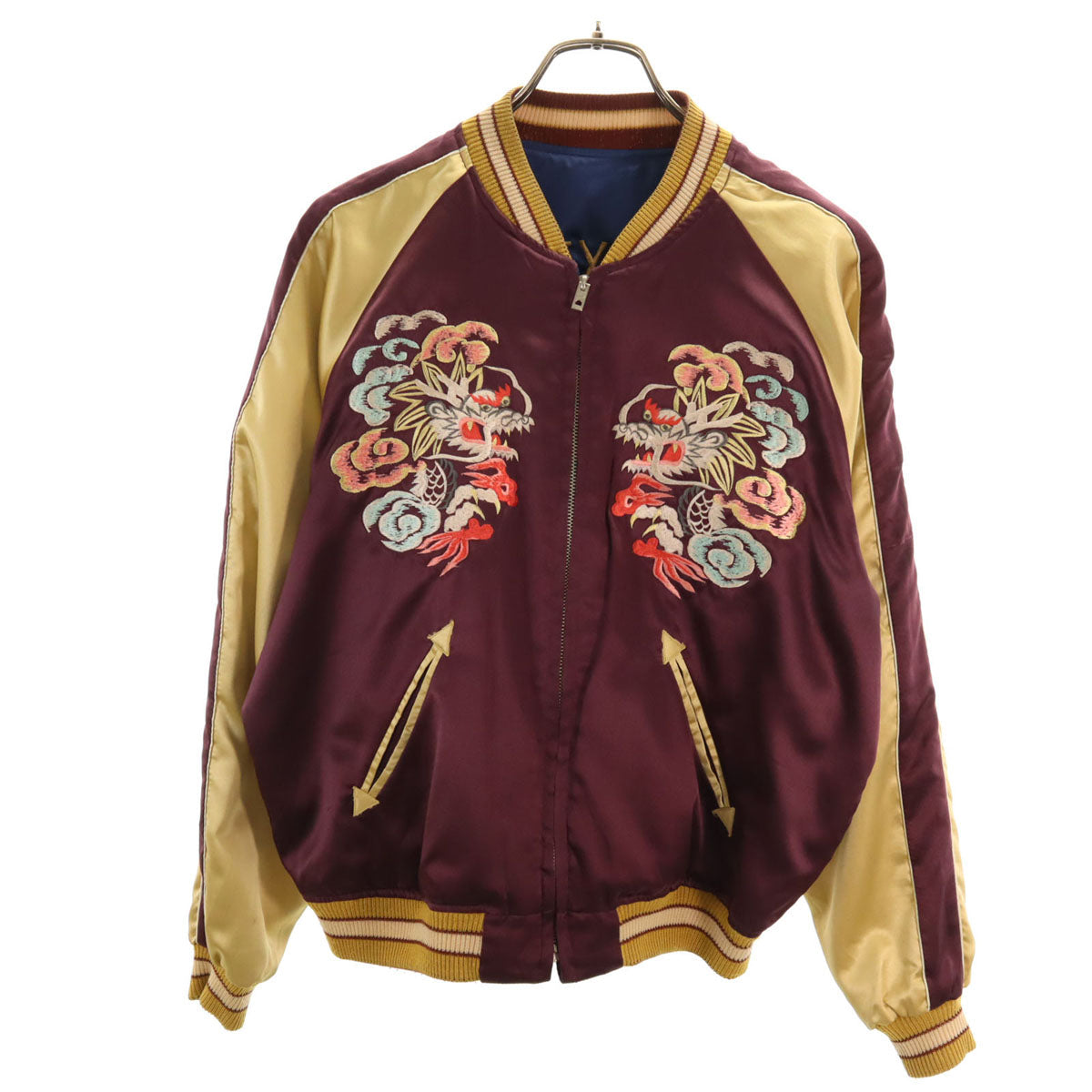 USS Dragon Embroidered Reversible Skajan Red Size M