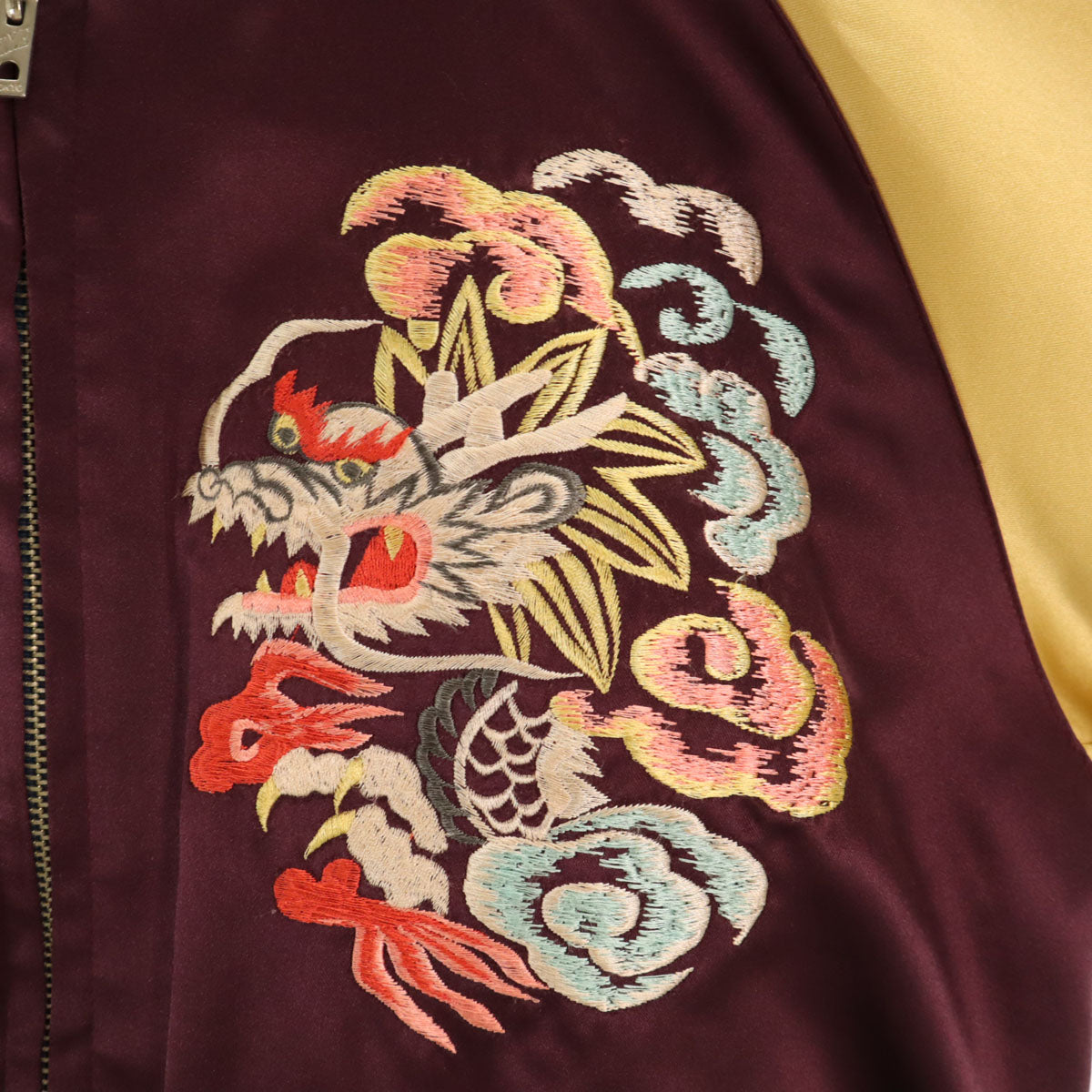 USS Dragon Embroidered Reversible Skajan Red Size M