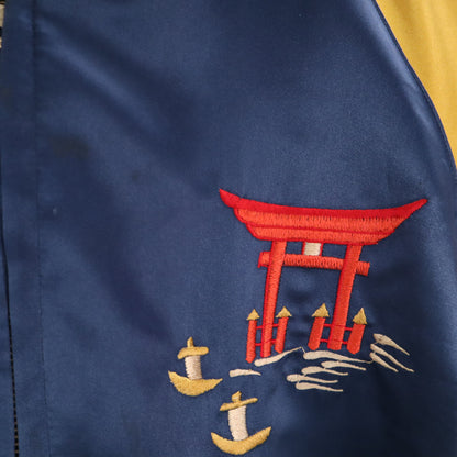 USS Dragon Embroidered Reversible Skajan Red Size M