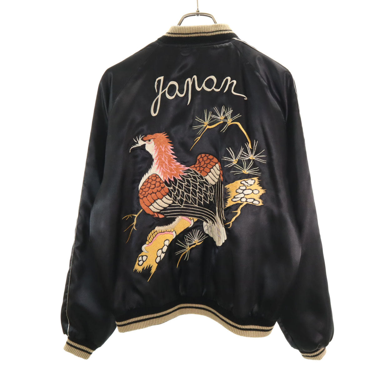 Tailor Toyo Eagle Embroidered Reversible Sukajan Blue Size L