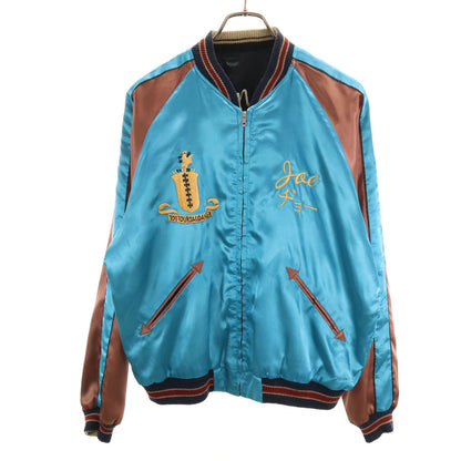 Tailor Toyo Eagle Embroidered Reversible Sukajan Blue Size L