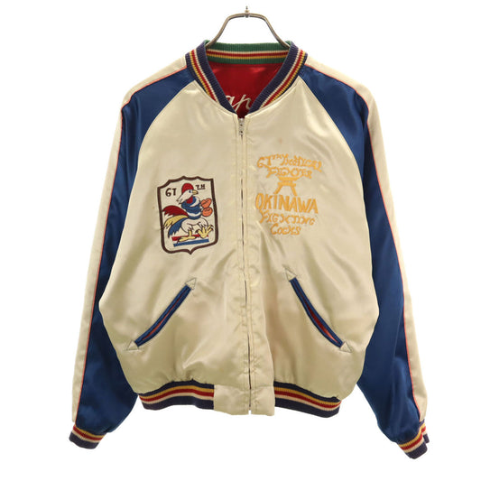 Tailor Toyo Reversible Sukajan Hawk Embroidery Gold Size M