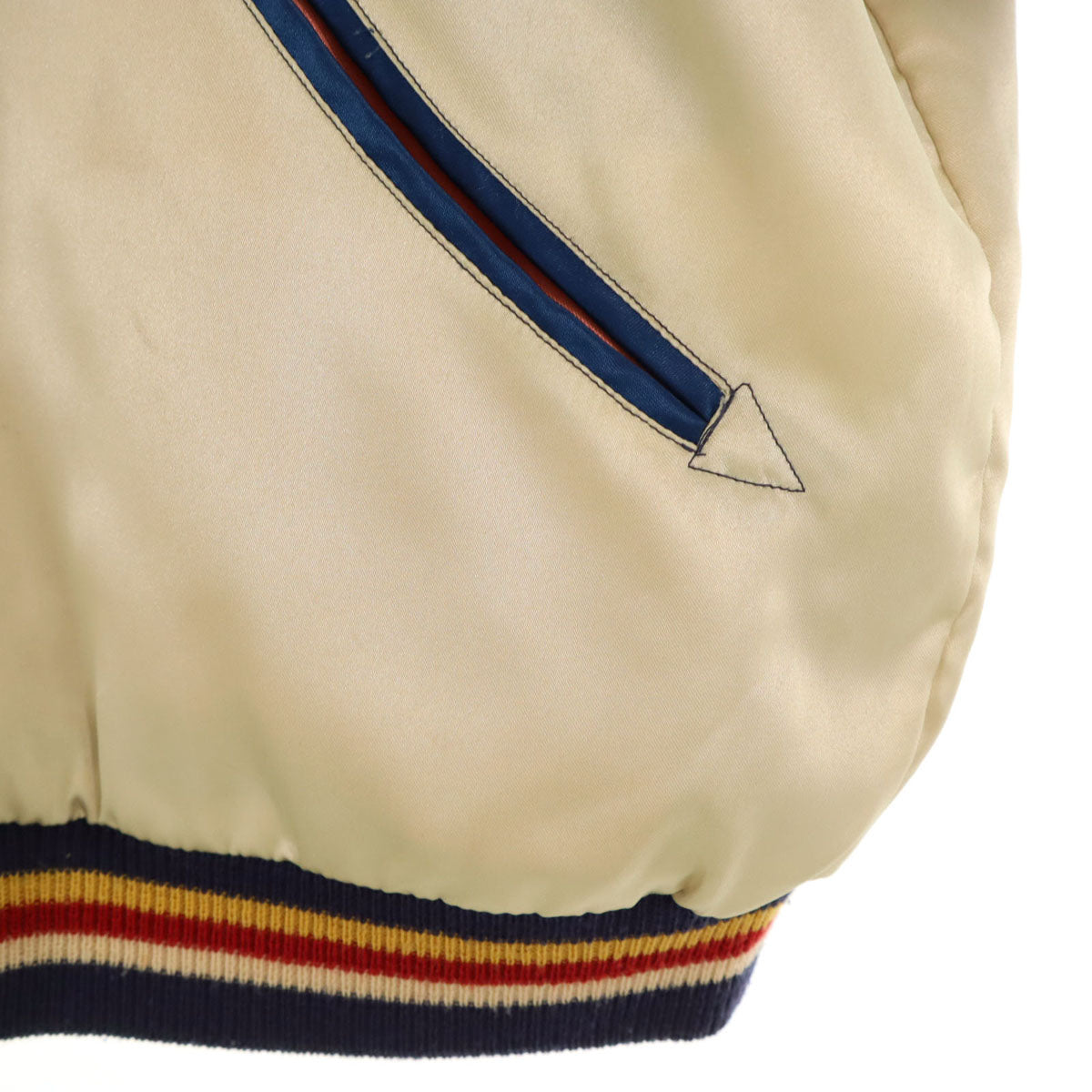Tailor Toyo Reversible Sukajan Hawk Embroidery Gold Size M