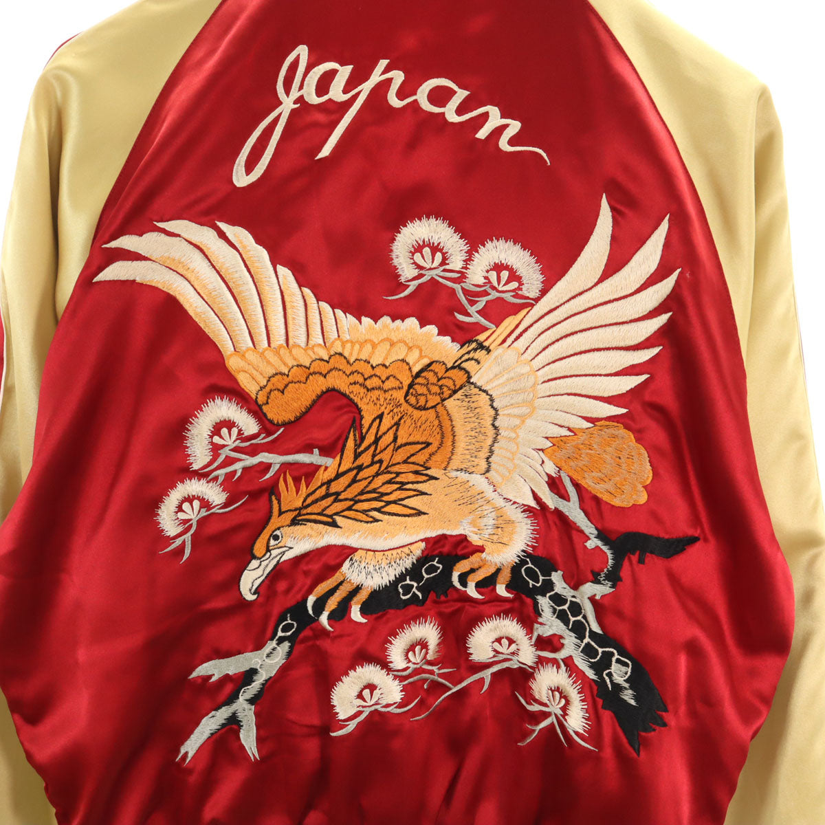 Tailor Toyo Reversible Sukajan Hawk Embroidery Gold Size M
