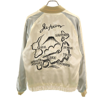 Tailor Toyo Reversible Japan Map Fuji Embroidery Gold Size M