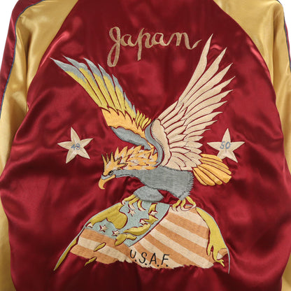 Tailor Toyo Reversible Japan Map Fuji Embroidery Gold Size M