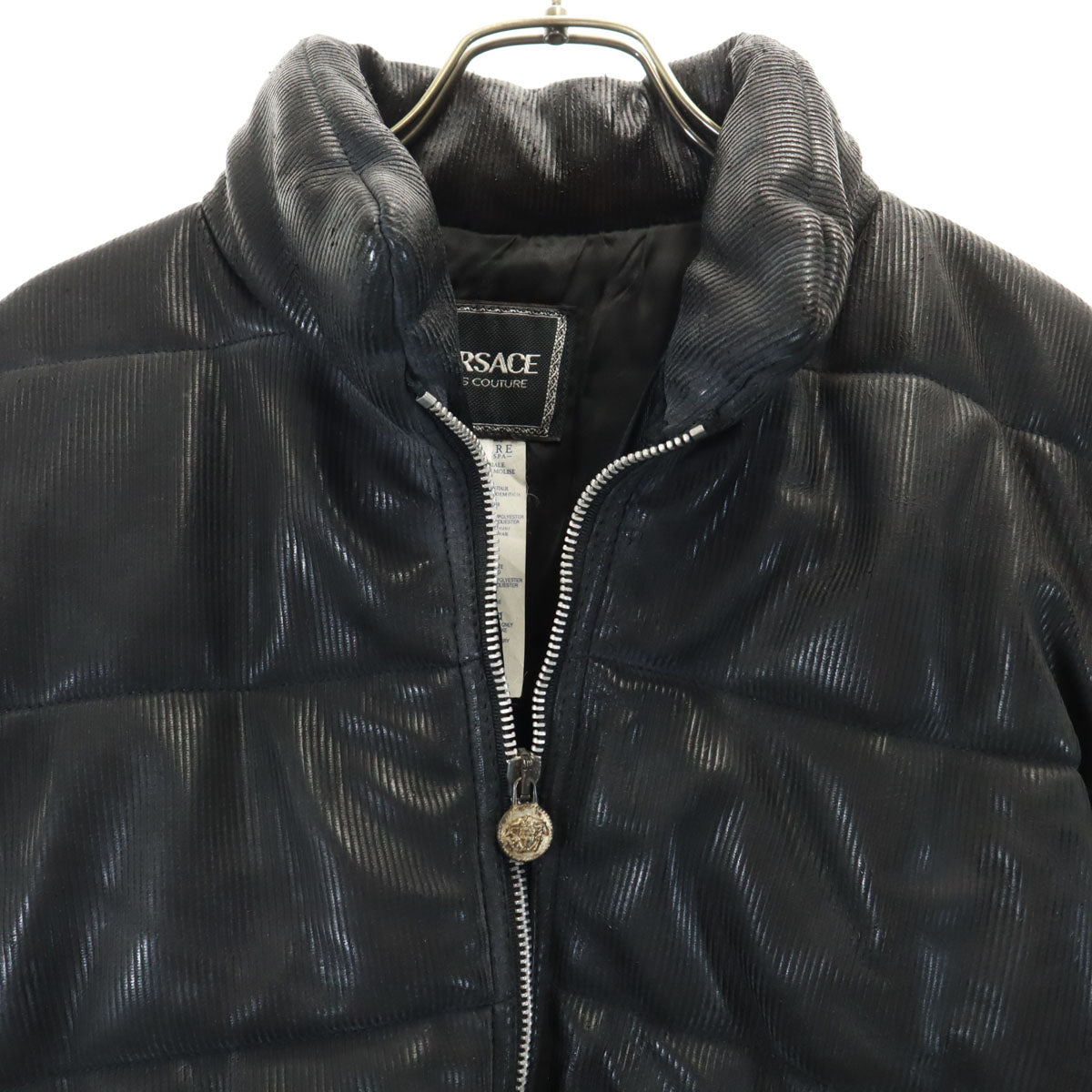 VERSACE JEANS COUTURE Coated Padded Jacket Size M