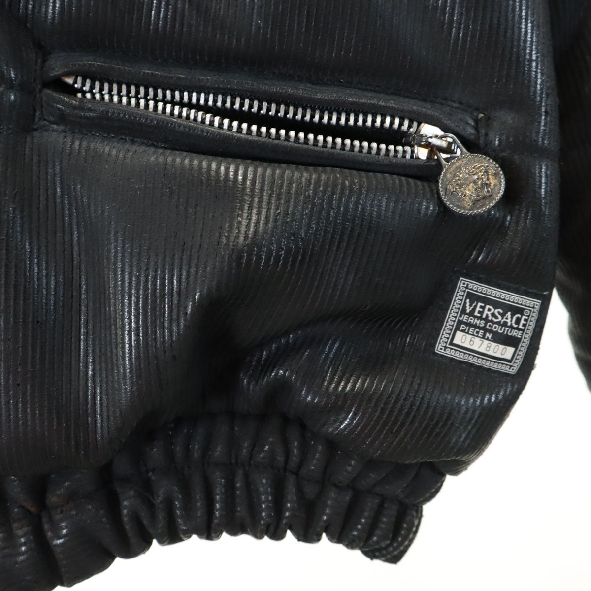 VERSACE JEANS COUTURE Coated Padded Jacket Size M