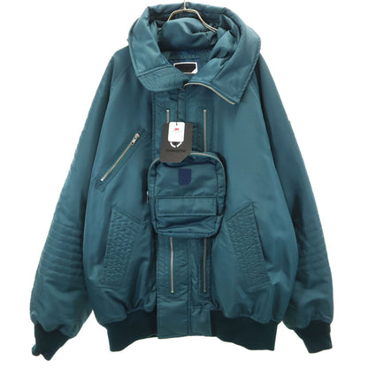 PHINGERIN 24AW Elevation Hooded Bomber Jacket Blue Size XL