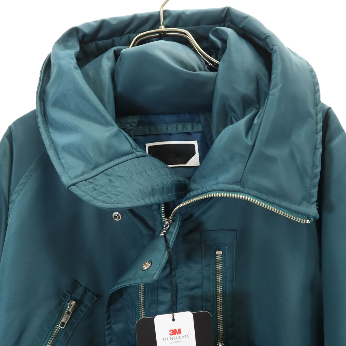 PHINGERIN 24AW Elevation Hooded Bomber Jacket Blue Size XL