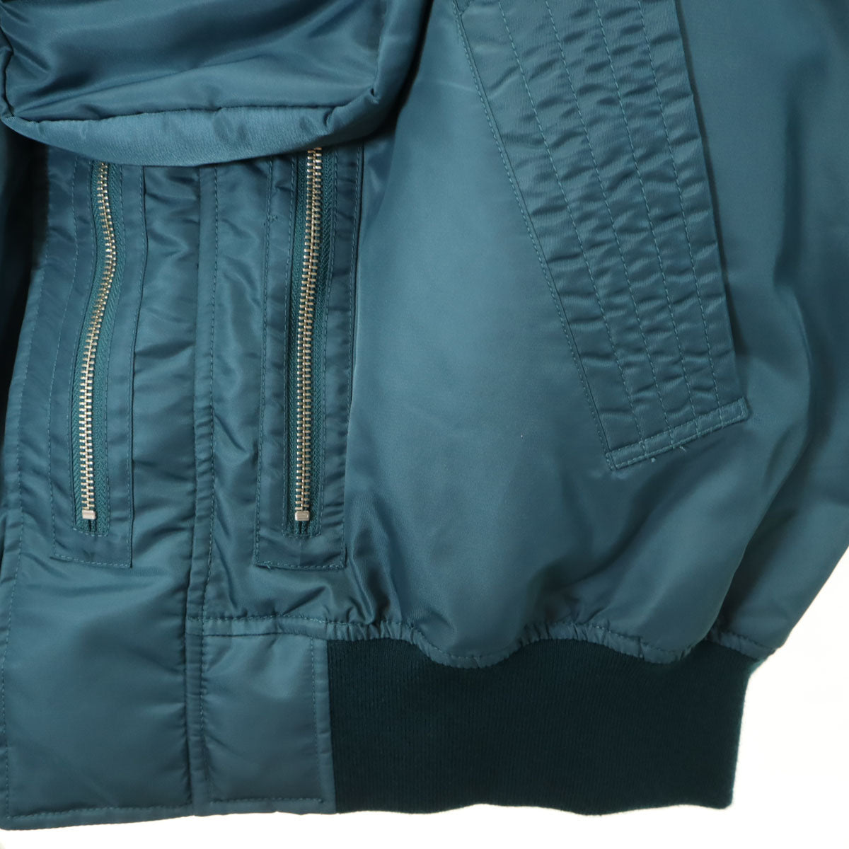 PHINGERIN 24AW Elevation Hooded Bomber Jacket Blue Size XL