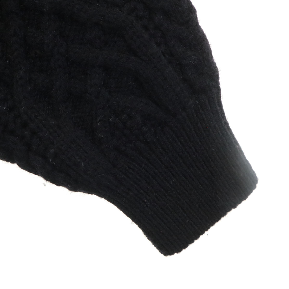 Christian Dior MONSIEUR 90s Wool Cable Sweater Black Size L