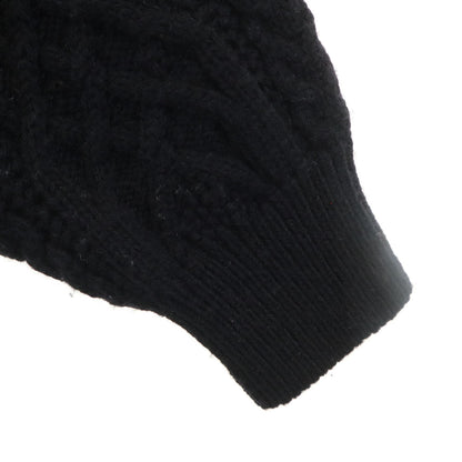 Christian Dior MONSIEUR 90s Wool Cable Sweater Black Size L