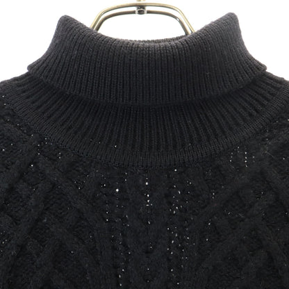 Christian Dior MONSIEUR 90s Wool Cable Sweater Black Size L