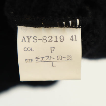 Christian Dior MONSIEUR 90s Wool Cable Sweater Black Size L