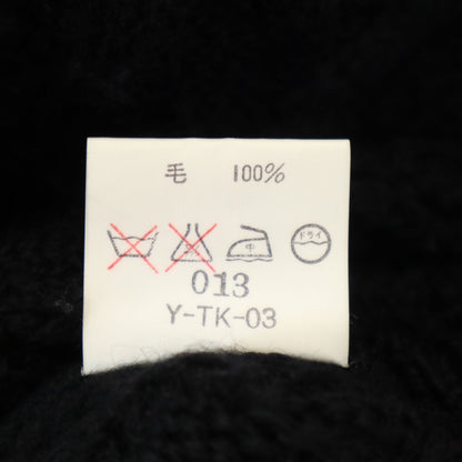 Christian Dior MONSIEUR 90s Wool Cable Sweater Black Size L