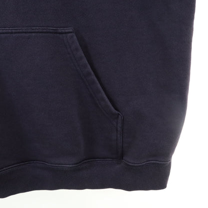 VETEMENTS Barcode Patch Pullover Hoodie Navy Size M