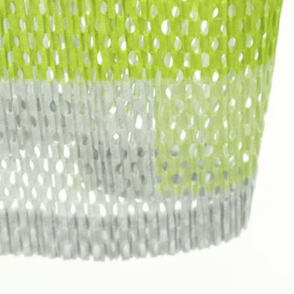 PLEATS PLEASE Mesh Long Sleeve Blouse Yellow Green Size JP 5