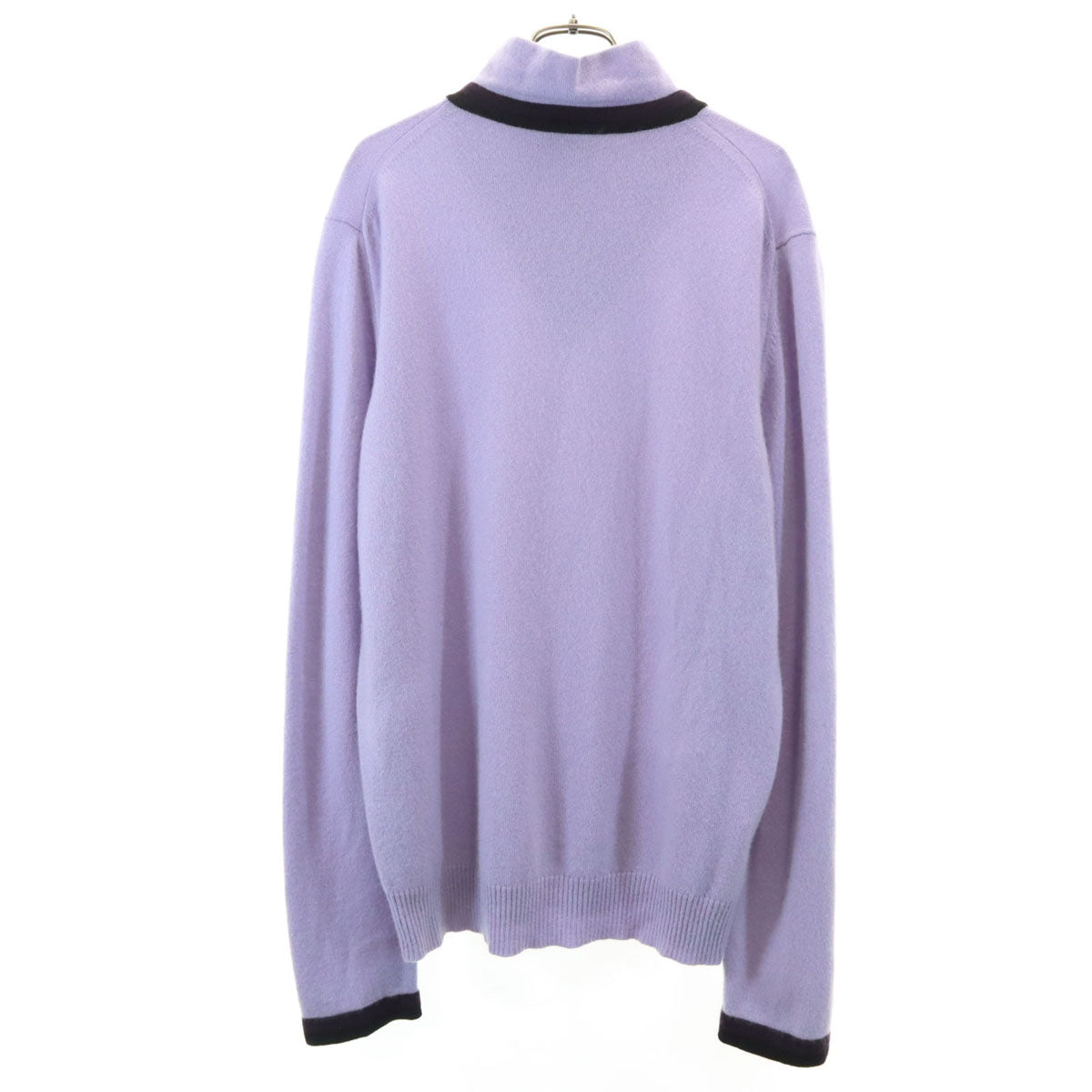 HERMES Italian-made 100% Cashmere Sweater Lavender Size L