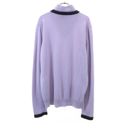HERMES Italian-made 100% Cashmere Sweater Lavender Size L