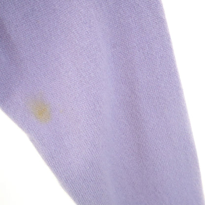 HERMES Italian-made 100% Cashmere Sweater Lavender Size L