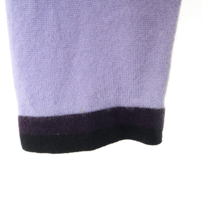 HERMES Italian-made 100% Cashmere Sweater Lavender Size L