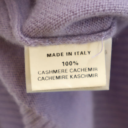 HERMES Italian-made 100% Cashmere Sweater Lavender Size L