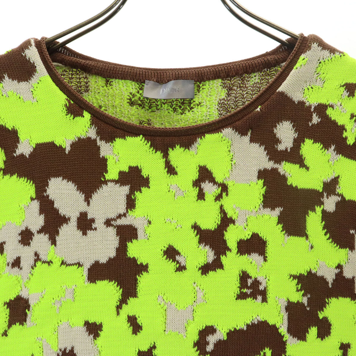 Dior 22SS Italian Technical Cotton Jacquard Sweater Size S