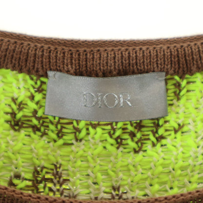 Dior 22SS Italian Technical Cotton Jacquard Sweater Size S