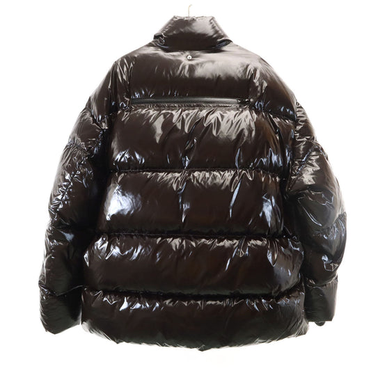 BOTTEGA VENETA 21AW Shiny Coated Down Dark Brown Size S