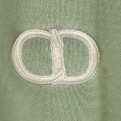 Dior CD Icon Embroidered Hoodie Dusty Mint Size L