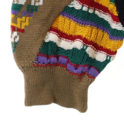 COOGI 90s Australian 3D Knit Cardigan Multi Size M