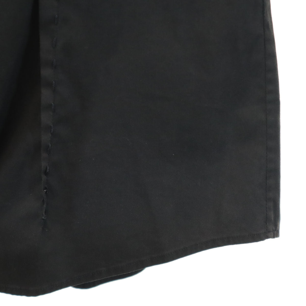 FENDI Italian Cotton Long Sleeve Button-Up Black Size 42