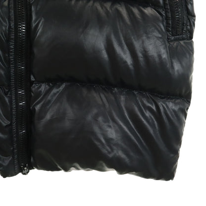 DUVETICA Kappa Raccoon Fur Down Coat Charcoal Black Size 38