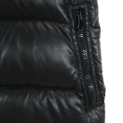 DUVETICA Kappa Raccoon Fur Down Coat Charcoal Black Size 38