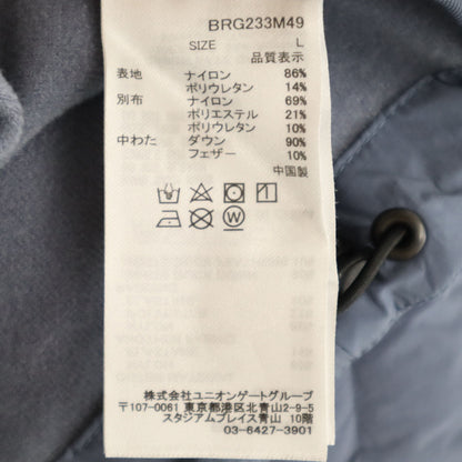 BRIEFING Golf Padded Jacket Blue Size L