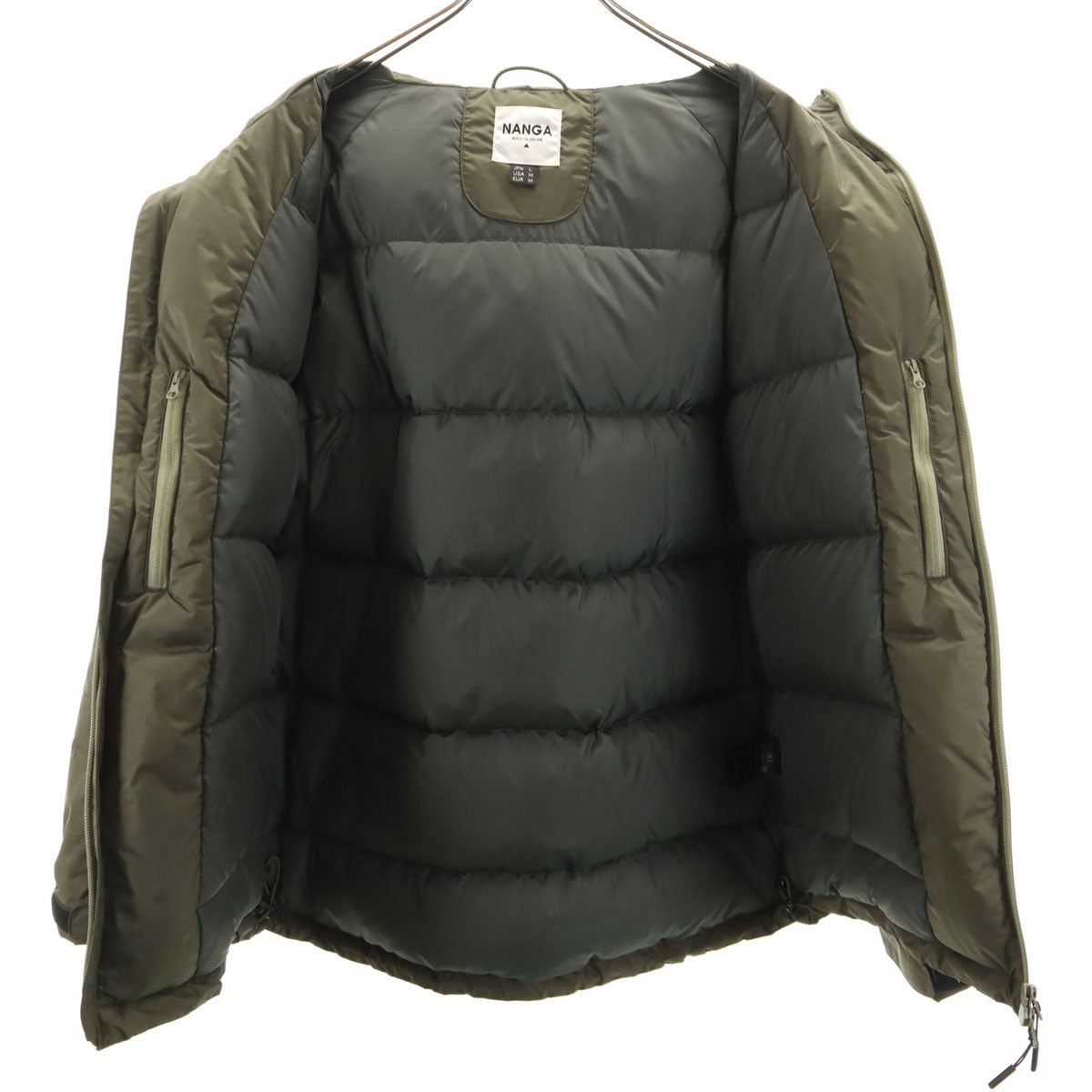 NANGA Made in Japan Olive Down Jacket Size L