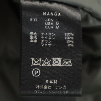 NANGA Made in Japan Olive Down Jacket Size L