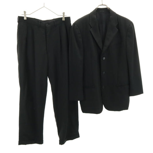Emporio Armani 90s Italian Stripe Suit Black Size 46