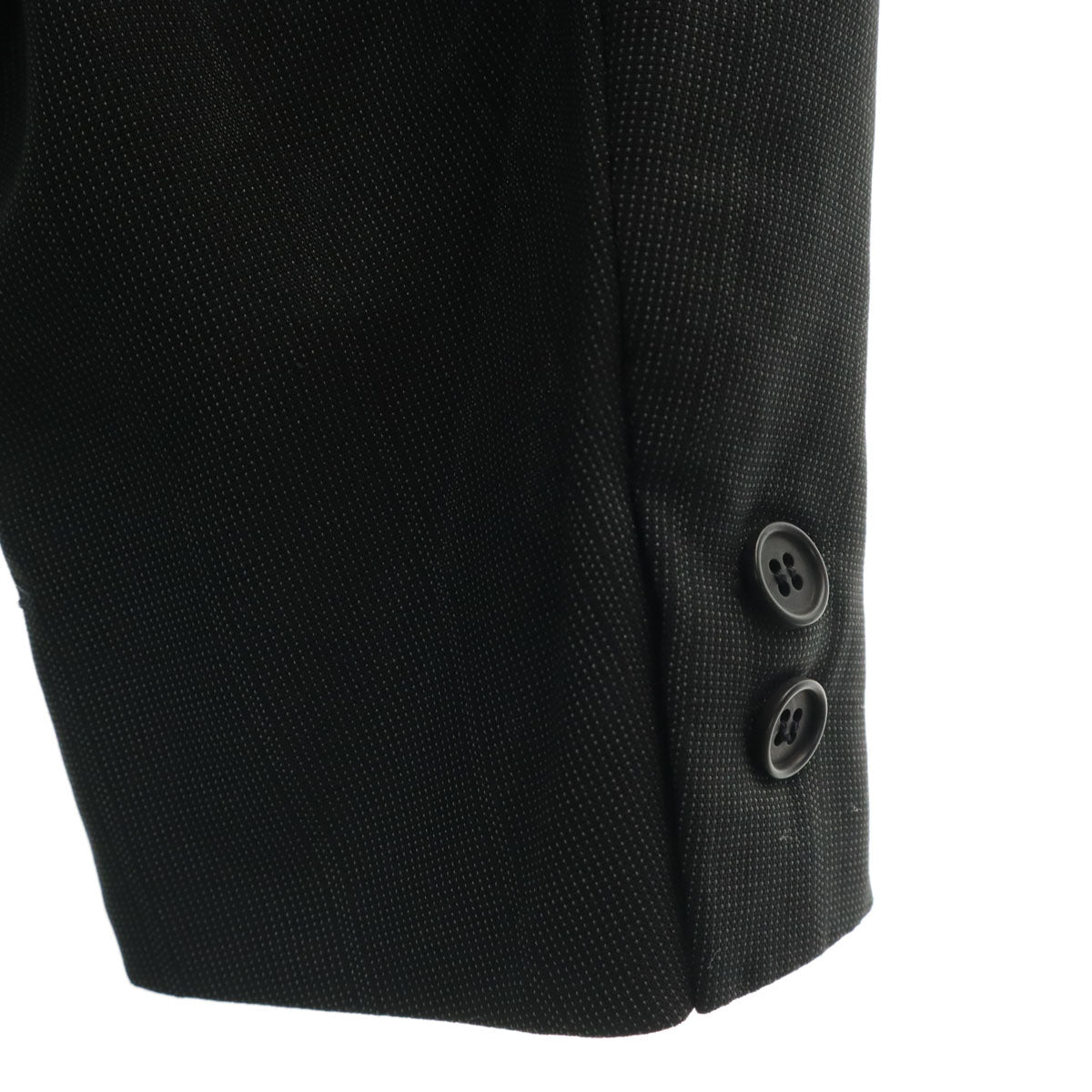 Emporio Armani 90s Italian Stripe Suit Black Size 46