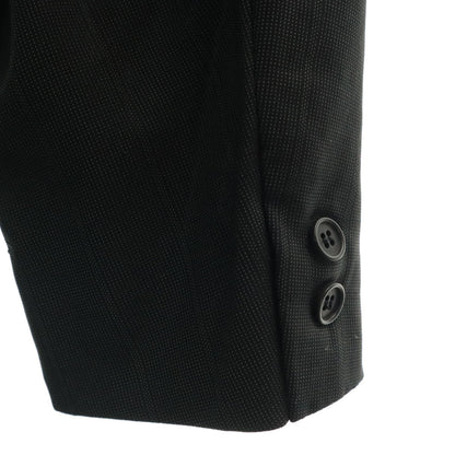 Emporio Armani 90s Italian Stripe Suit Black Size 46