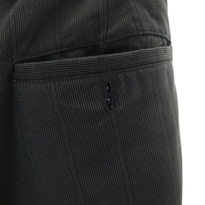 Emporio Armani 90s Italian Stripe Suit Black Size 46