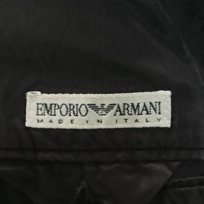 Emporio Armani 90s Italian Stripe Suit Black Size 46