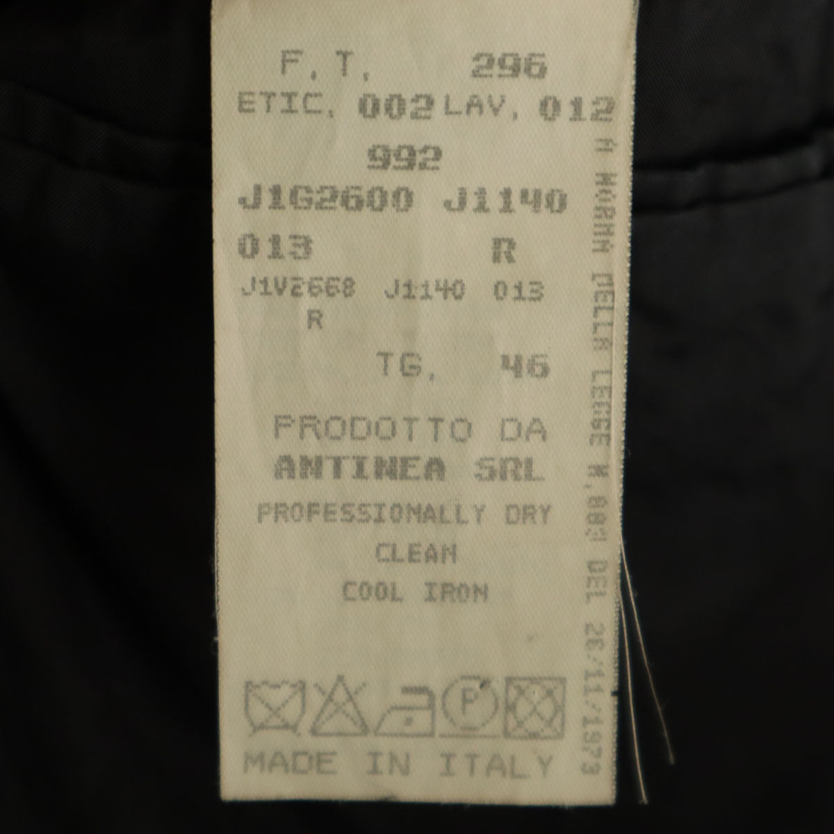 Emporio Armani 90s Italian Stripe Suit Black Size 46