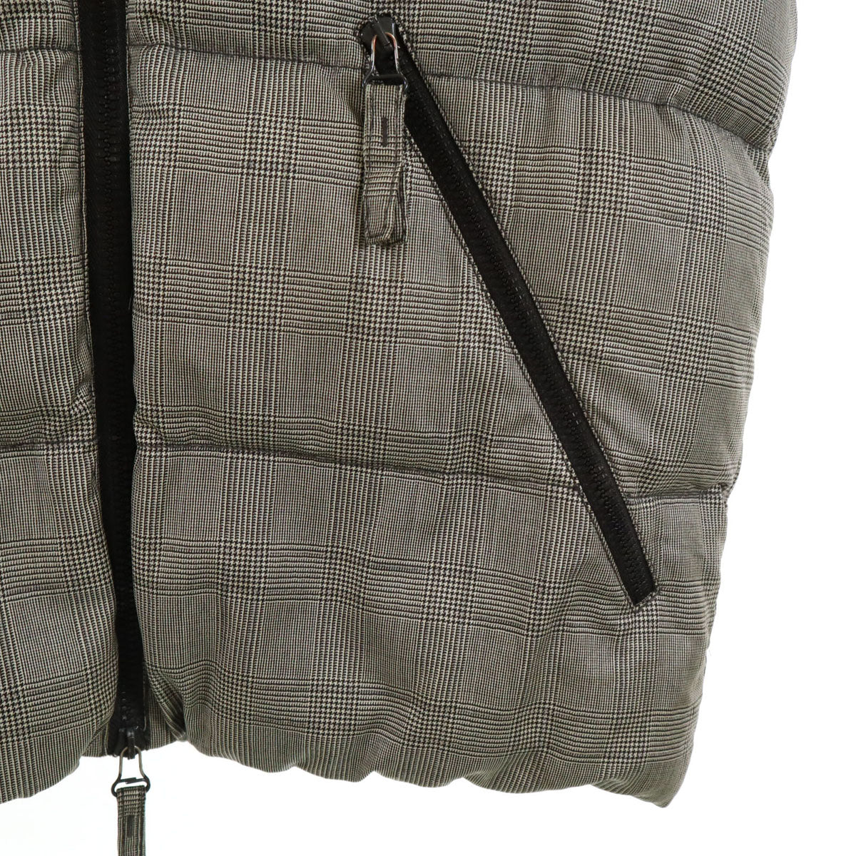 DUVETICA SHIPS Collab Bulgaria Glen Check Down Jacket Size M